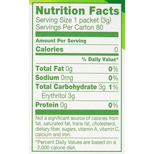 Truvia Natural Sweetener,0.10 Oz, 80 Packets