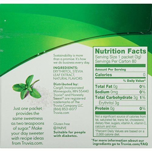 Truvia Natural Sweetener,0.10 Oz, 80 Packets