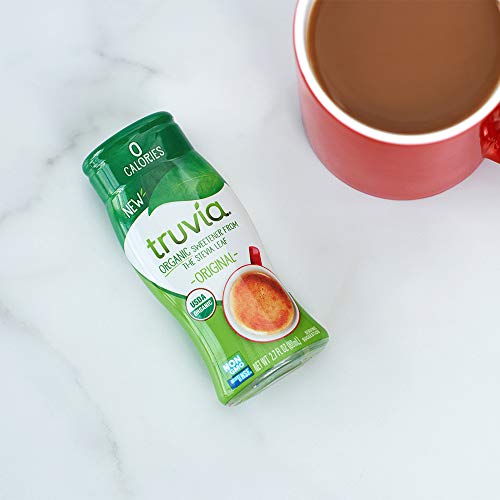 Truvia Organic Zero Calorie Liquid Stevia Sweetener Bottle, Orig