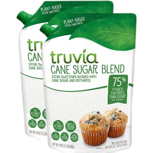 Truvia Sweetener Baking Blend, Now Called Cane Sugar Blend 2 P...