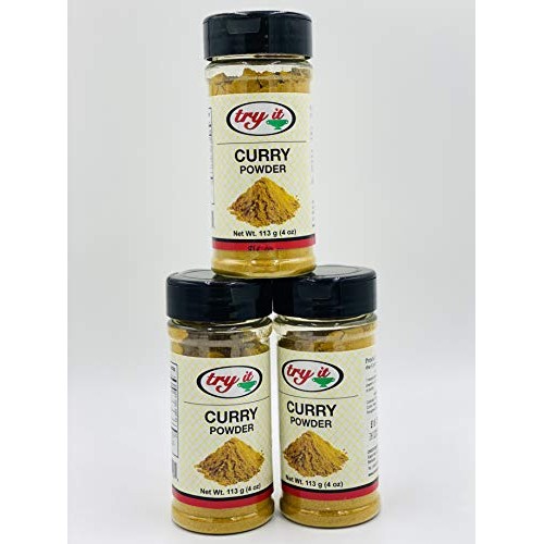 Try It Curry Powder Seasoning/Product Of Caribbean 4 Oz /Salt
