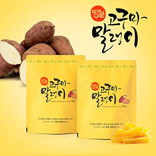Ttankkeut Dried Steamed Sweet Potato 70Gpack Of 10 Product Of