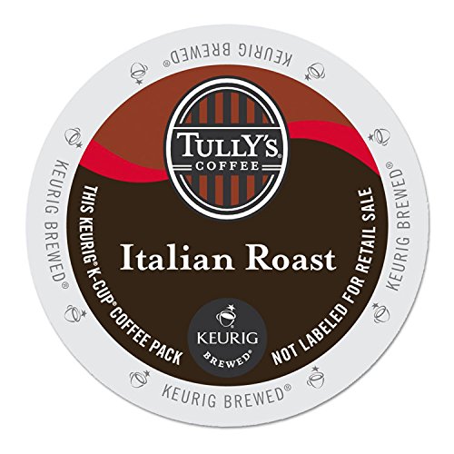 Tullys Italian Roast Single Serve K-Cup Pods For Keurig Brewers