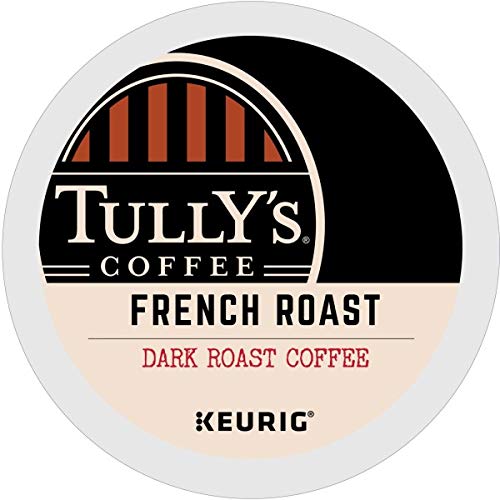 Tullys Coffee, French Roast, Single-Serve Keurig K-Cup Pods, Da