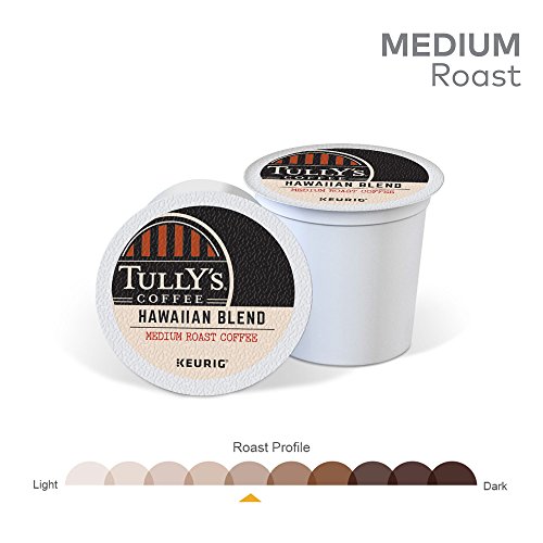 Tullys Coffee Hawaiian Blend, Medium Roast, Keurig Single-Serve
