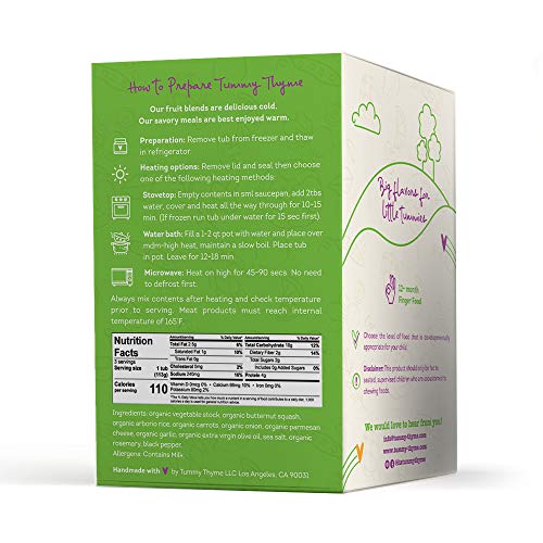 Tummy Thyme Risotto With Squash, Rosemary &Amp; Parmesan, 4Oz Portio