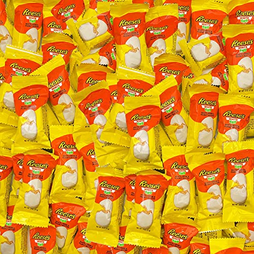 Reeses-Eggs Chocolate Easter 1 pound White Creme Peanut Butter C...