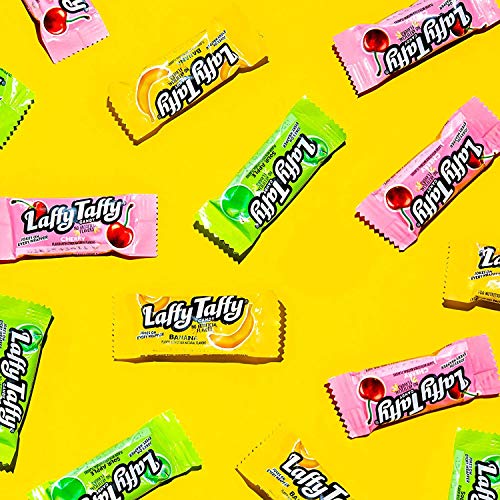 Wonka Laffy Taffy 4-6 Assorted Flavors - Fun Size Joke Individua