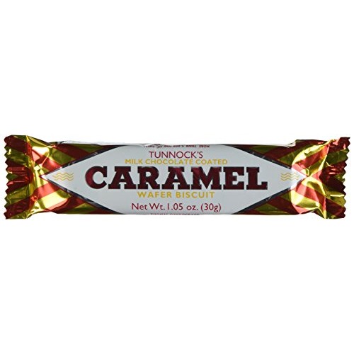 Tunnocks Caramel Wafer Biscuits 30G Box Of 48
