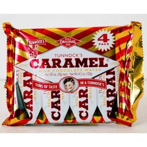 Tunnocks Caramel Milk Chocolate Wafer 30G X 4