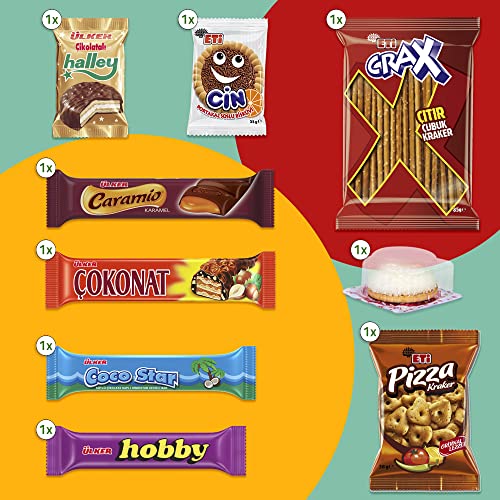 Turkish Goodies Different Country Snack Box - Care Package For C...