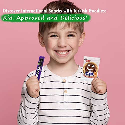 Turkish Goodies International Snacks Variety Box - Bite Size Sna...