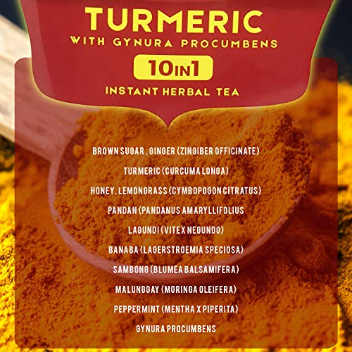 Yamang Bukids Turmeric 10-in-1 Herbal Tea 400g