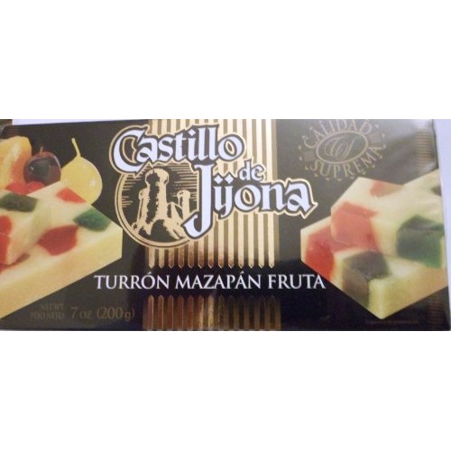 Turrón Mazapán Fruta Castillo De Jijona 7 Oz 200G