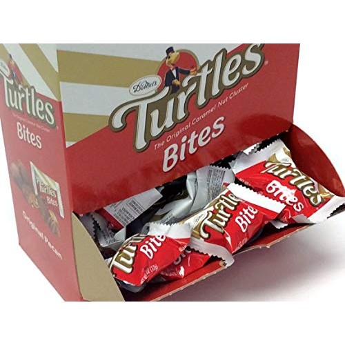 Turtles Original Bite Size Caramel Nut Clusters - 60Ct Brown