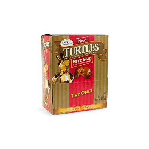 Turtles Original Bite Size Caramel Nut Clusters - 60Ct Brown