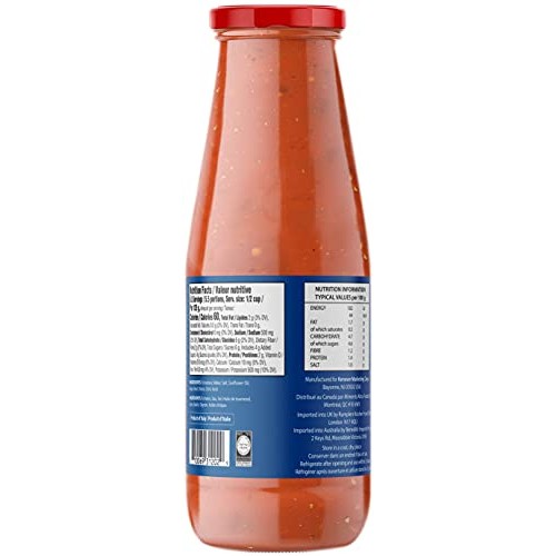Tuscanini Classic Marinara Sauce 24.3Oz 2 Pack | Imported From