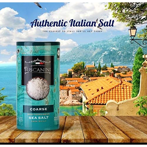 Tuscanini, Coarse Mediterranean Sea Salt, 16Oz, From Sicily Ital
