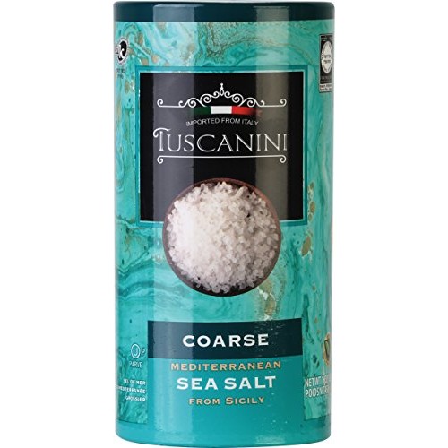 Tuscanini, Coarse Mediterranean Sea Salt, 16Oz Tube, From Sicily