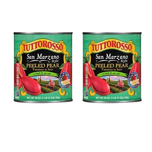 San Marzano Style Peeled Pear Tomatoes With Basil &Amp; Sea Salt, 28