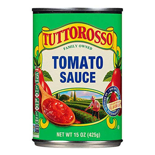 Tuttorosso | Canned Tomato Sauce | 15Oz Can Pack Of 12