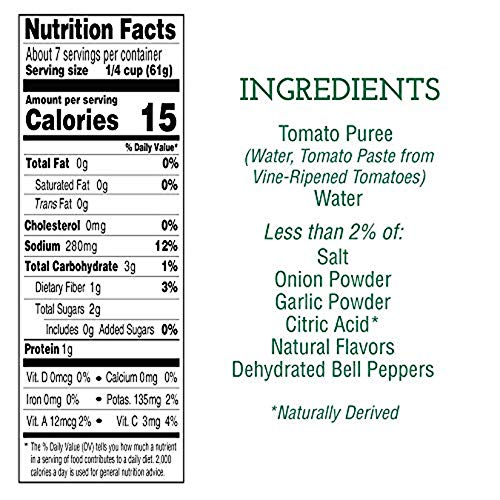 Tuttorosso | Canned Tomato Sauce | 15Oz Can Pack Of 12