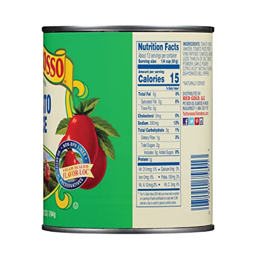 Tuttorosso Tomato Sauce, Gluten Free And Vegetarian Recipe, 28 O