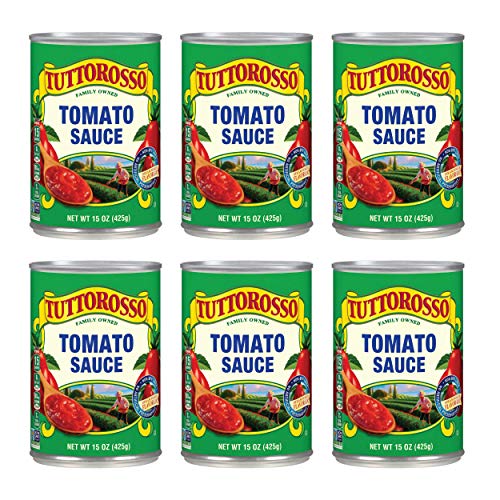 Tuttorosso | Canned Tomato Sauce | 15Oz Can Pack Of 6