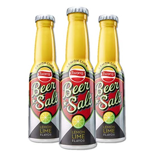 Twang Beer Salt, Lemon Lime, 1.4Oz Bottles, 3-Pack