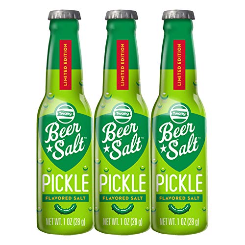 Twang Pickle Beer Salts, Pickled Flavored Beer Salts, Pack Of 3