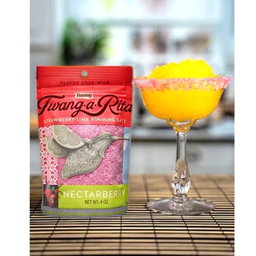 Twang-A-Rita Cocktail Rimming Salt Blend, Lime And Fruit Variety