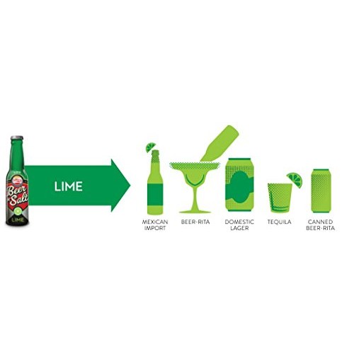 Twang Flavored Beer Salt, Lime, 1.4 Ounce Bottles, 24 Count