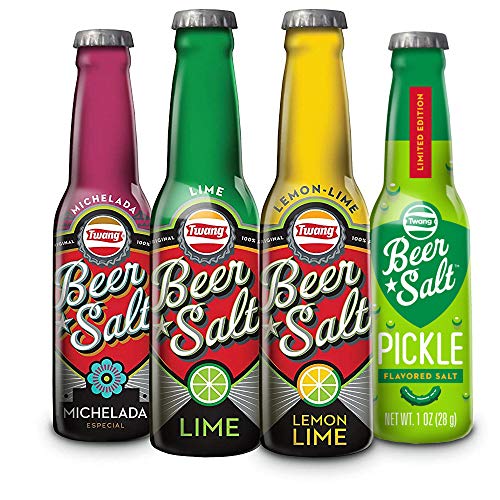 Twang Flavored Salt, Beer Salt Variety Pack, 1.4 Ounce Mini Bott