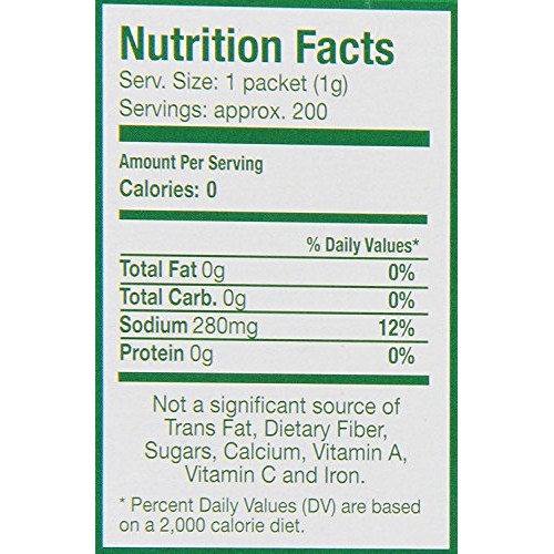 Twangerz Flavored Salt Snack Topping, Lime, 1 Gram Packets, 200