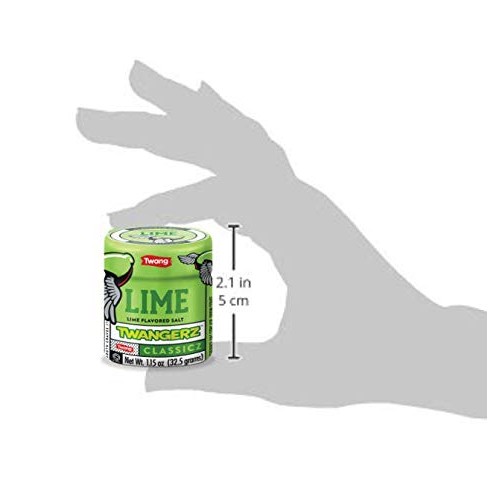 Twangerz Snack Topping, Lime, 1.15 Ounce Shaker Pack Of 20