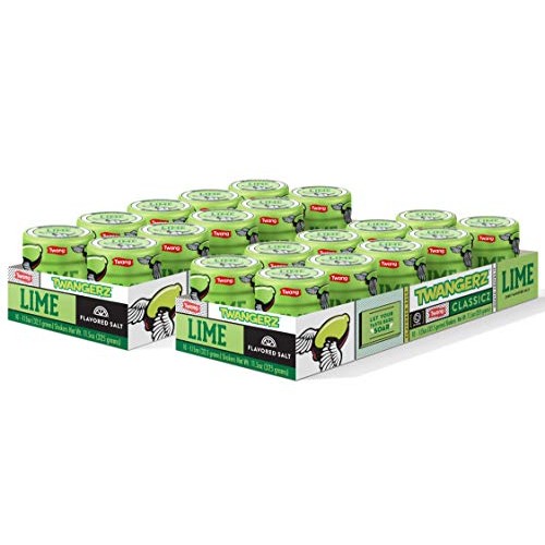 Twangerz Snack Topping, Lime, 1.15 Ounce Shaker Pack Of 20