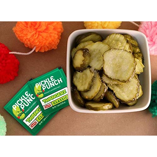 Twangerz Snack Topping, Pickle, 1 Gram Packets Pack Of 200