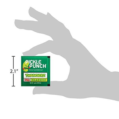 Twangerz Snack Topping, Pickle, 1 Gram Packets Pack Of 200