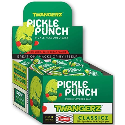 Twangerz Snack Topping, Pickle, 1 Gram Packets Pack Of 200