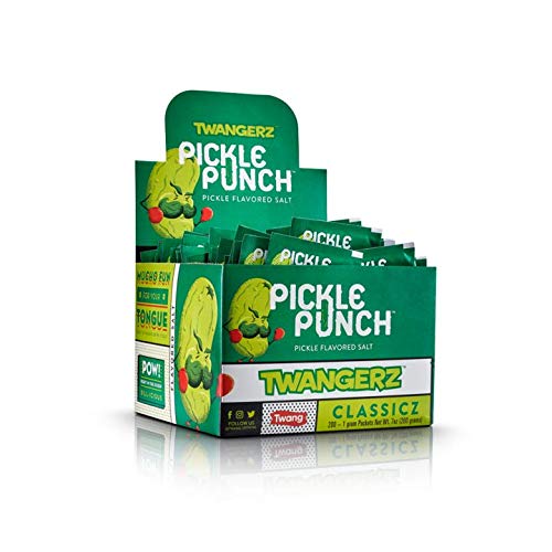 Twangerz Snack Topping, Pickle, 1 Gram Packets Pack Of 200