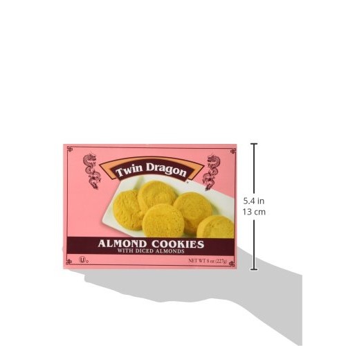 Twin Dragon Almond Cookies, 8 Oz Pack Of 2