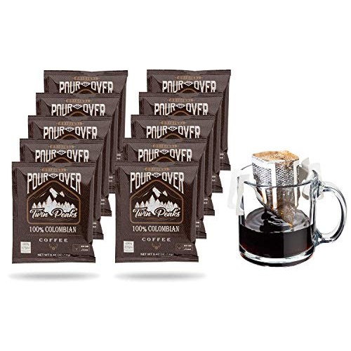 Premium Single-Serve Pour Over Colombian Coffee Pouches | Portab