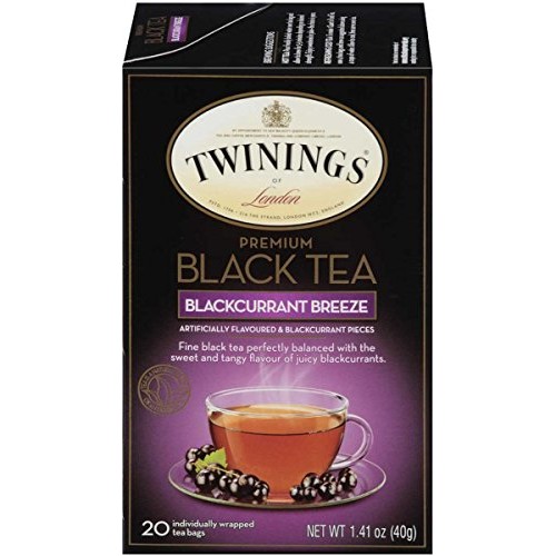 Twinings Of London Premium Black Tea Blackcurrant Breeze, 20 Cou