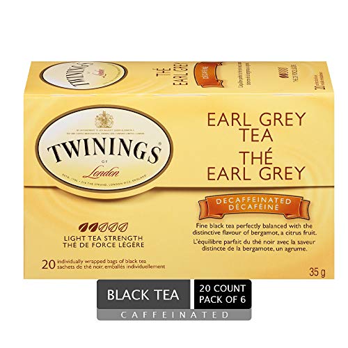 Twin Tea Decaf Earl Grey, 20 Ct - 6 Per Case.
