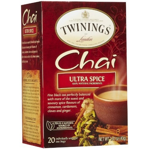 Twining Tea Chai Ultra Spice, 20 Ct