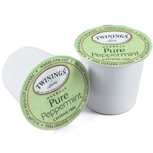 Twinings Of London Pure Peppermint Tea K-Cups For Keurig, 24 Cou
