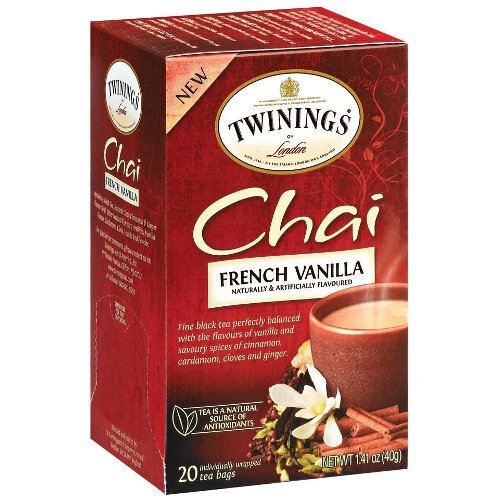 Twinings French Vanilla Chai Tea, 40 Count Twinings French Vanilla Chai Tea, 40 Count