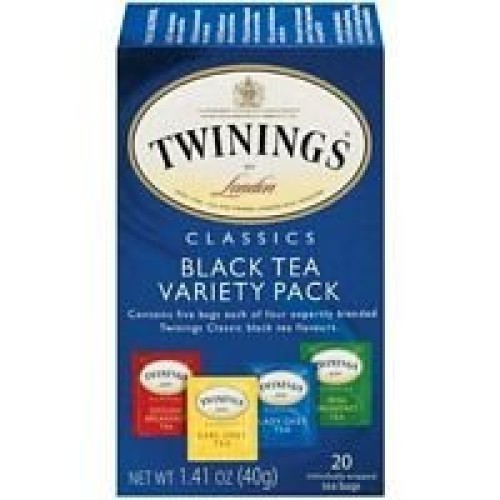 Twinings Variety Pack Tea, 20 Per Pack - 6 Packs Per Case.
