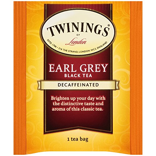 Twinings Decaffeinated Earl Grey Individually Wrapped Black Tea