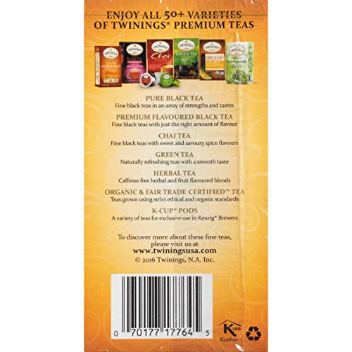 Twinings Decaffeinated Lady Grey Tea Bags - 20 Tea Bags